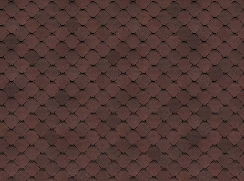 Гибкая битумная черепица "DOCKE" Premium Ницца, 1000х315х3.1мм, уп. 2.9 кв.м/22 шт. (Какао)