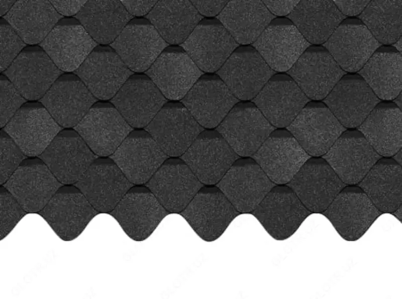 Гибкая битумная черепица "DOCKE" Premium Ницца, 1000х315х3.1мм, уп. 2.9 кв.м/22 шт. (Ежевика)