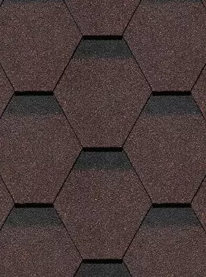 Гибкая битумная черепица "DOCKE" Premium Кёльн, 1000х318х3.1мм, уп. 3 кв.м/22 шт. (Корица)