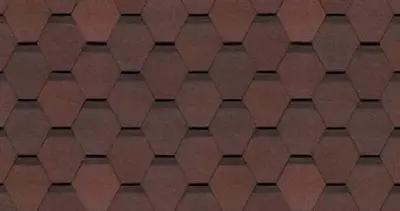 Moslashuvchan bitum shingillalari "DOCKE" Premium Köln, 1000x318x3,1 mm, o'ram. 3 kv.m/22 dona. (Pishgan kashtan)