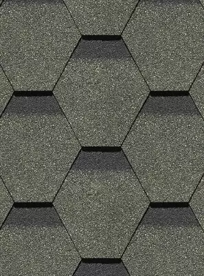 Гибкая битумная черепица "DOCKE" Premium Кёльн, 1000х318х3.1мм, уп. 3 кв.м/22 шт. (Мята)