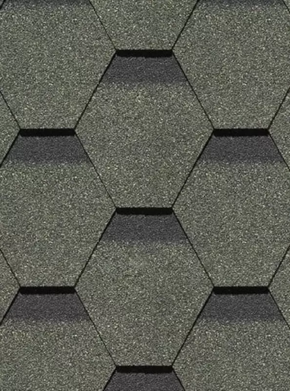 Гибкая битумная черепица "DOCKE" Premium Кёльн, 1000х318х3.1мм, уп. 3 кв.м/22 шт. (Мята)