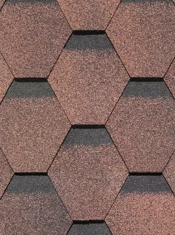 Гибкая битумная черепица "DOCKE" Premium Шеффилд, 1000х318х3.1мм, уп. 3 кв.м/22 шт. (Кофе)