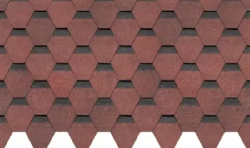 Гибкая битумная черепица "DOCKE" Premium Шеффилд, 1000х318х3.1мм, уп. 3 кв.м/22 шт. (Клубника)