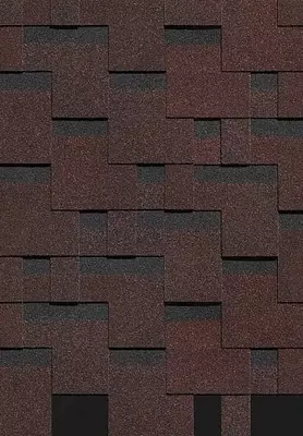 Гибкая битумная черепица "DOCKE" Premium Генуя, 1000х318х3.1мм, уп. 3 кв.м/22 шт. (Какао)