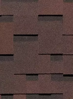 Гибкая битумная черепица "DOCKE" Premium Генуя, 1000х318х3.1мм, уп. 3 кв.м/22 шт. (Зрелый каштан)