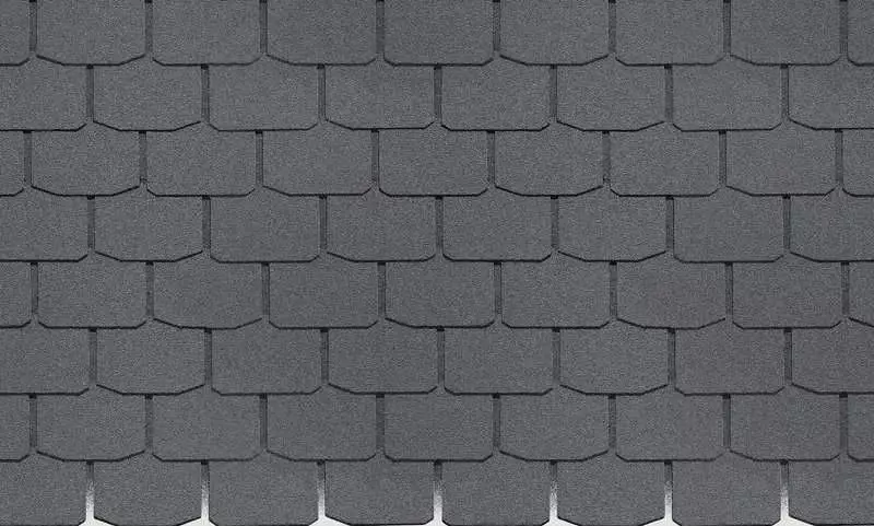 Moslashuvchan bitum shingillalari "DOCKE" Standard Krona, 1000x333x2.9mm, o'ram. 3,1 kv.m/22 dona. (kulrang)