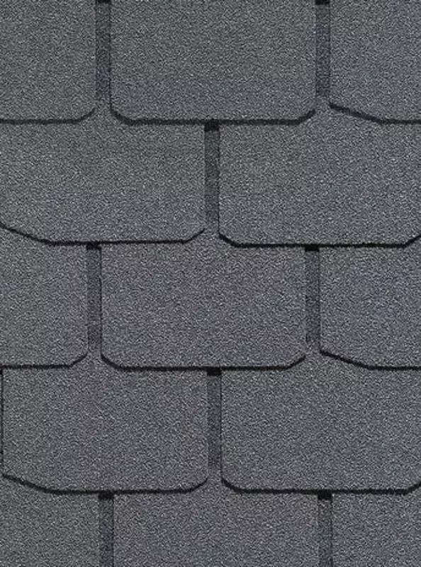 Moslashuvchan bitum shingillalari "DOCKE" Standard Krona, 1000x333x2.9mm, o'ram. 3,1 kv.m/22 dona. (kulrang)