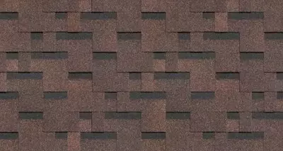 Гибкая битумная черепица "DOCKE" Standard Тетрис, 1000х318х2.9мм, уп. 3 кв.м/22 шт. (Коричневый)