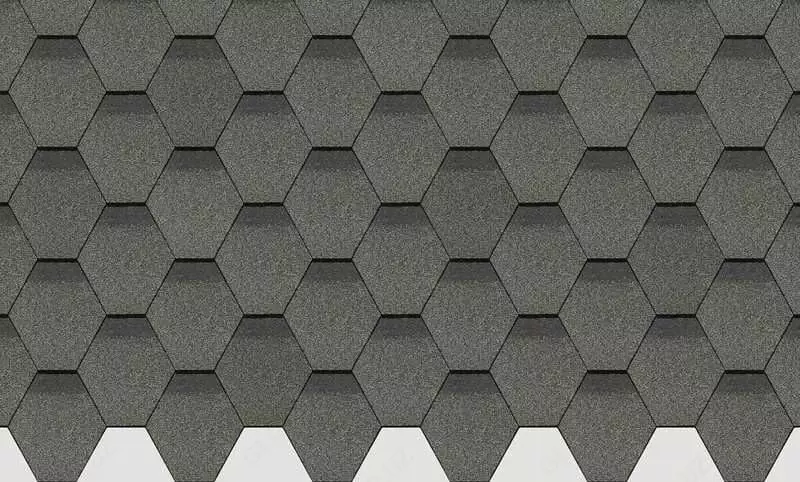 Moslashuvchan bitum shingillalari "DOCKE" standart ko'plab chuqurchalar, 1000x318x2,9 mm, o'ram. 3 kv.m/22 dona. (yashil)