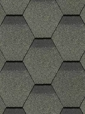 Moslashuvchan bitum shingillalari "DOCKE" standart ko'plab chuqurchalar, 1000x318x2,9 mm, o'ram. 3 kv.m/22 dona. (yashil)