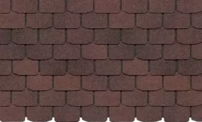 Гибкая битумная черепица "DOCKE" Europa Сланец, 1000х333х2.8мм, уп. 3.1 кв.м/22 шт. (Коричневый)