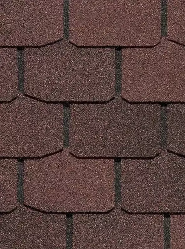 Гибкая битумная черепица "DOCKE" Europa Сланец, 1000х333х2.8мм, уп. 3.1 кв.м/22 шт. (Коричневый)