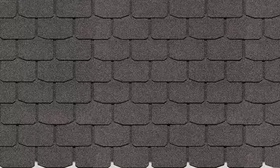 Гибкая битумная черепица "DOCKE" Europa Сланец, 1000х333х2.8мм, уп. 3.1 кв.м/22 шт. (Серый)