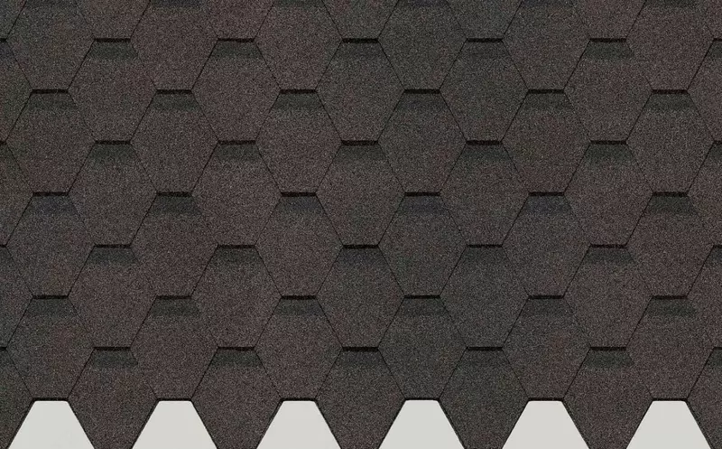 Гибкая битумная черепица "DOCKE" Europa Карат, 1000х318х2.8мм, уп. 3 кв.м/22 шт. (Серый)