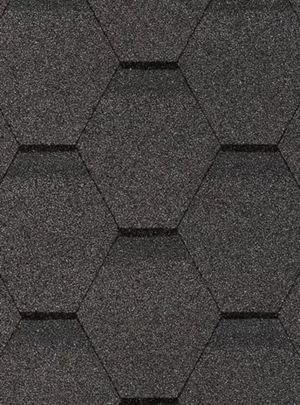 Гибкая битумная черепица "DOCKE" Europa Карат, 1000х318х2.8мм, уп. 3 кв.м/22 шт. (Серый)