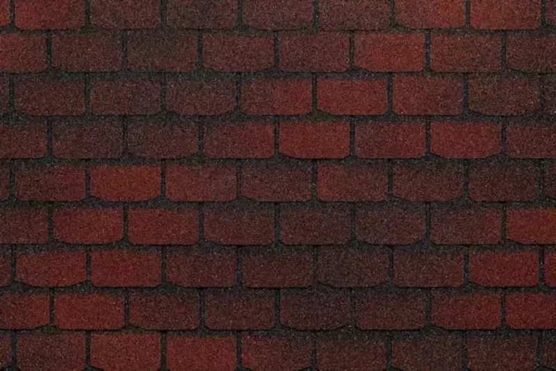 Гибкая битумная черепица "DOCKE" Eurasia Плитка, 1000х333х2.5мм, уп. 3.1 кв.м/22 шт. (Красный)