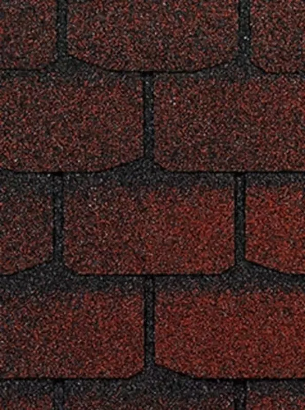 Гибкая битумная черепица "DOCKE" Eurasia Плитка, 1000х333х2.5мм, уп. 3.1 кв.м/22 шт. (Красный)