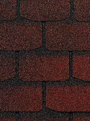 Гибкая битумная черепица "DOCKE" Eurasia Плитка, 1000х333х2.5мм, уп. 3.1 кв.м/22 шт. (Красный)