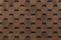 Moslashuvchan bitum shingillalari "DOCKE" Eurasia Hexagon