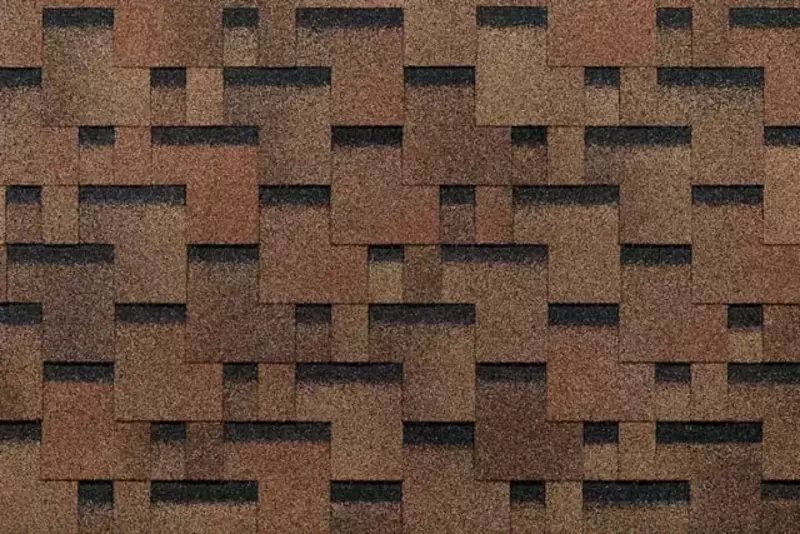 Moslashuvchan bitum shingillalari "DOCKE" Eurasia Labyrinth, 1000x318x2.5mm, o'ram. 3 kv.m/22 dona. (Och jigarrang)