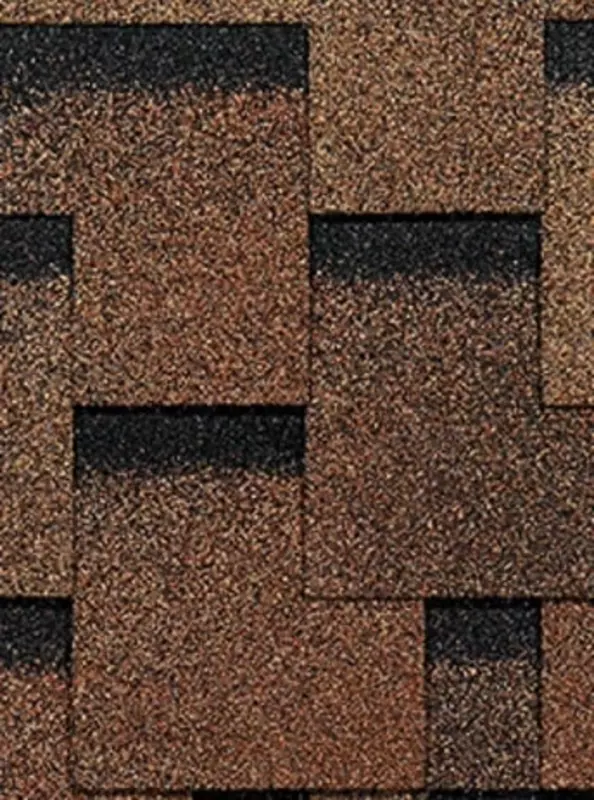 Moslashuvchan bitum shingillalari "DOCKE" Eurasia Labyrinth, 1000x318x2.5mm, o'ram. 3 kv.m/22 dona. (Och jigarrang)