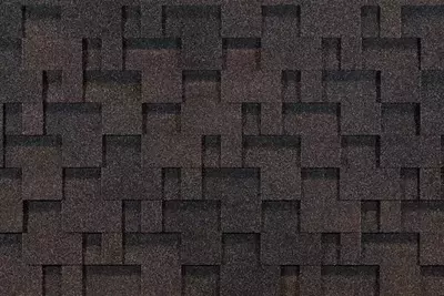 Гибкая битумная черепица "DOCKE" Eurasia Лабиринт, 1000х318х2.5мм, уп. 3 кв.м/22 шт. (Коричневый)