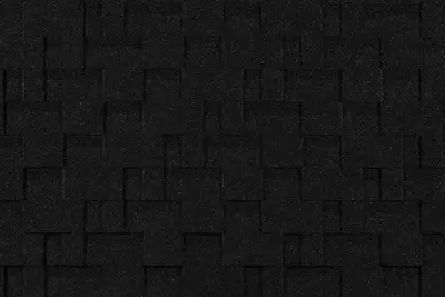 Гибкая битумная черепица "DOCKE" Eurasia Лабиринт, 1000х318х2.5мм, уп. 3 кв.м/22 шт. (Черный)