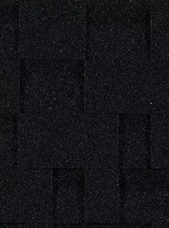 Гибкая битумная черепица "DOCKE" Eurasia Лабиринт, 1000х318х2.5мм, уп. 3 кв.м/22 шт. (Черный)