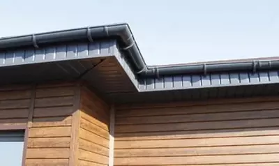 Желоб водосточный "DOCKE" PREMIUM, дл. 3 м, 120х76 мм, уп. 10 шт. (Графит)