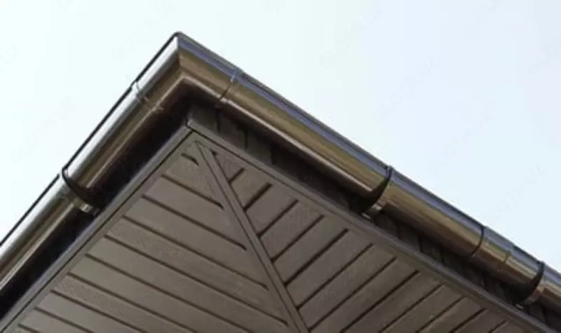 Труба водосточная "DOCKE" PREMIUM, дл. 3 м, d 85 мм, уп. 5 шт. (Каштан)