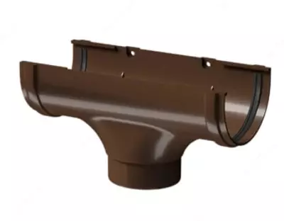 Водосточная воронка "DOCKE" PREMIUM, толщ. 1.8 мм, уп. 16 шт. (Каштан)