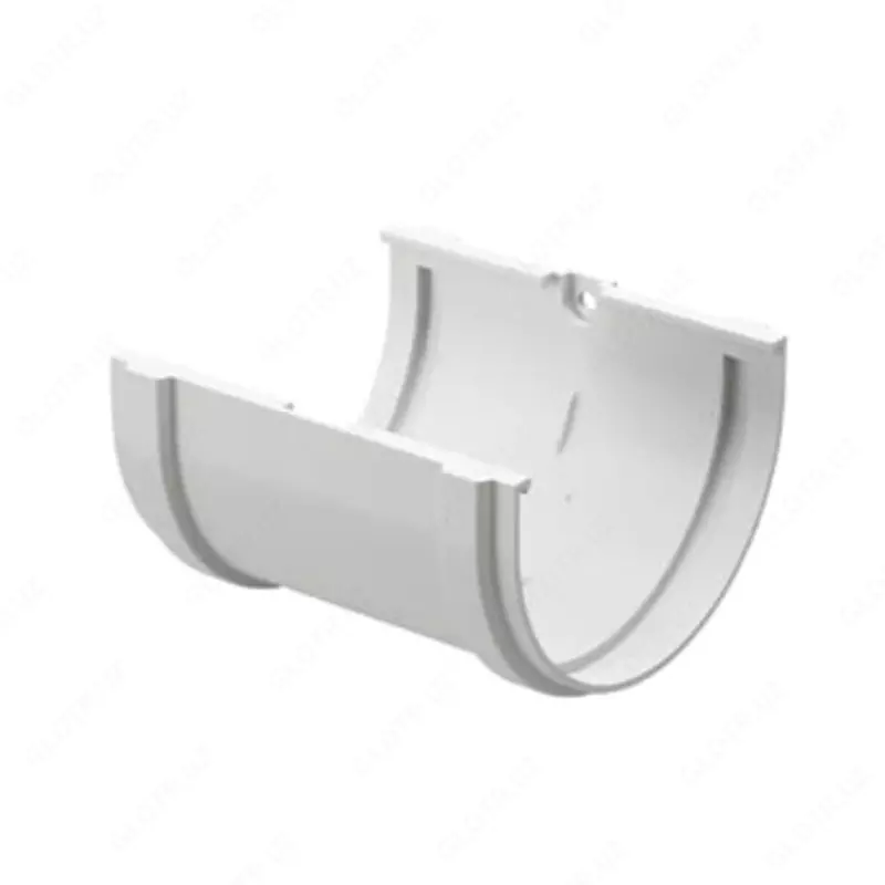 Соединитель желобов водостока "DOCKE" PREMIUM, толщ. 1.8 мм, уп. 25 шт. (Пломбир)