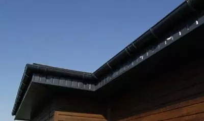 Угловой водосточный элемент желоба 90˚ "DOCKE" PREMIUM, толщ. 1.8 мм, уп. 15 шт. (Графит)