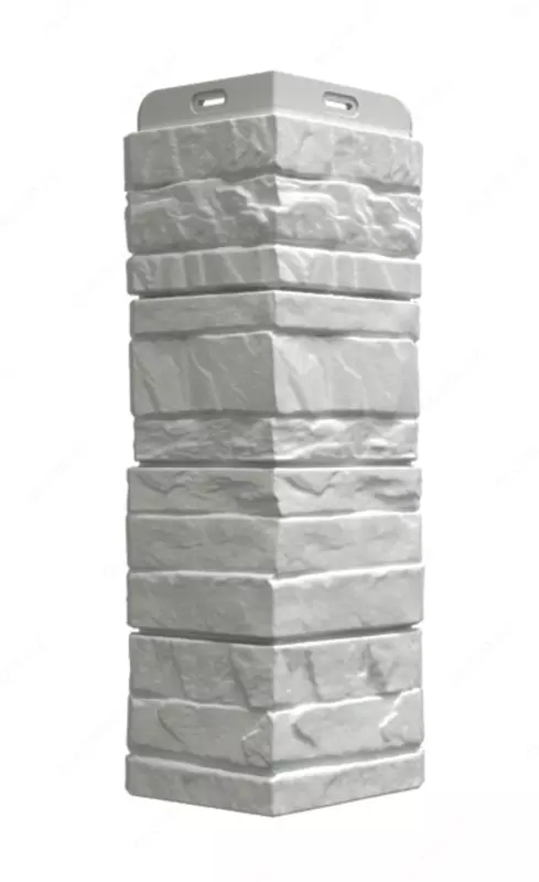 Угол фасадный Docke Stein, молочный (Серия Premium)