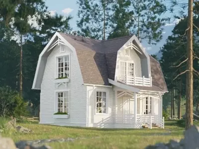 Угол фасадный Docke Berg, Серый (Серия Premium)