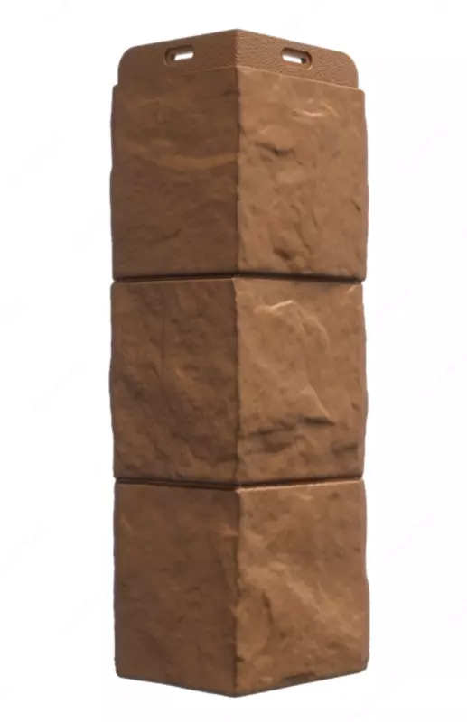 Угол фасадный Docke Fels, Терракотовый (Серия Premium)