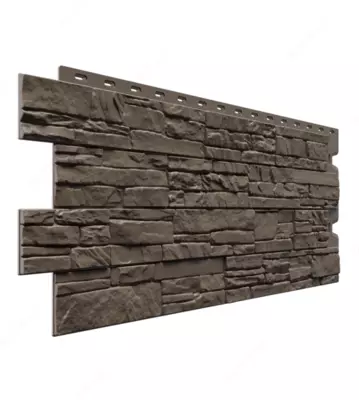 Фасадные панели Docke Алтай, Шоколад (Серия Standard)