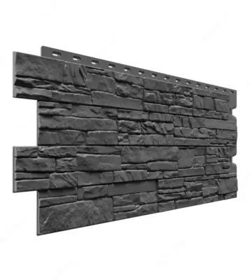 Фасадные панели Docke Алтай, Графит (Серия Standard)