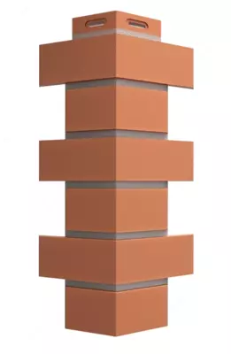 Угол фасадный Docke Флемиш, Красный (Серия Standard)