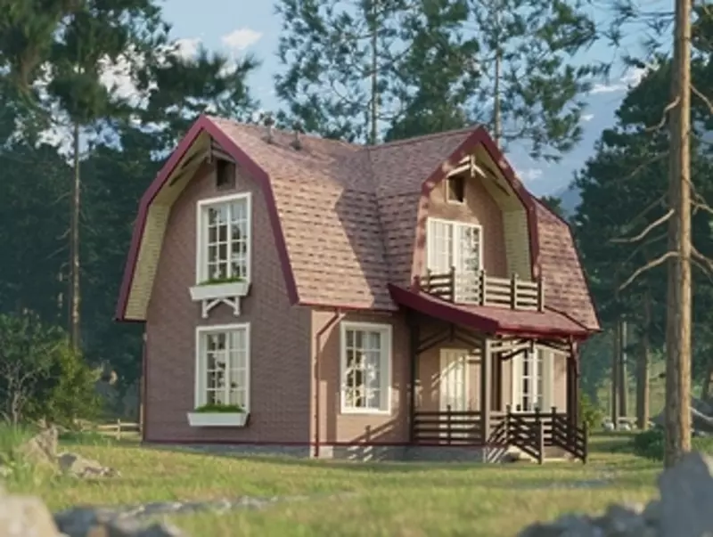 Фасадные панели Docke Флемиш, Коричневый (Серия Standard)