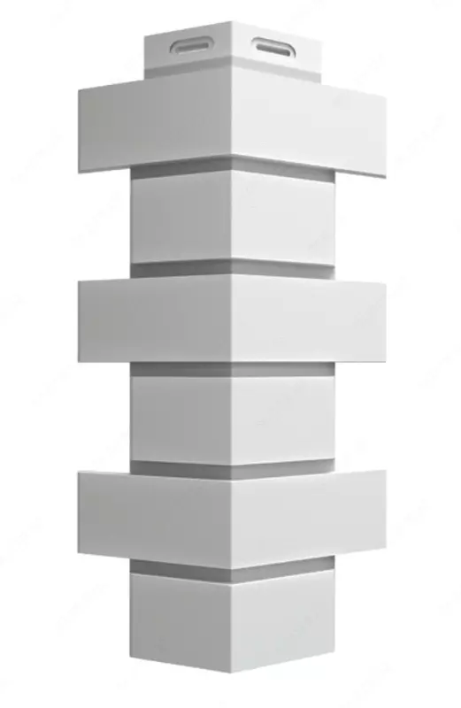 Угол фасадный Docke Флемиш, Белый (Серия Standard)