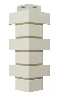 Угол фасадный Docke Флемиш, Молочный (Серия Standard)