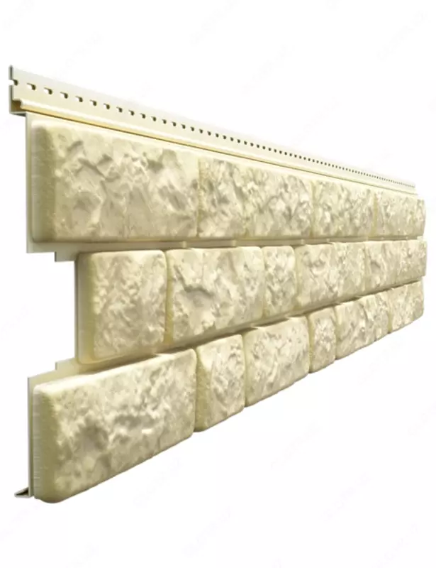 Сайдинг LUX под камень, Bergart, кешью