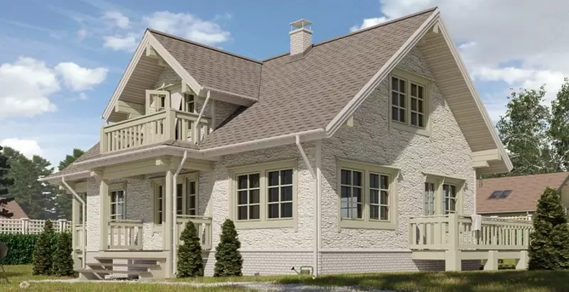 Сайдинг LUX под камень, серия Rocky, кокос