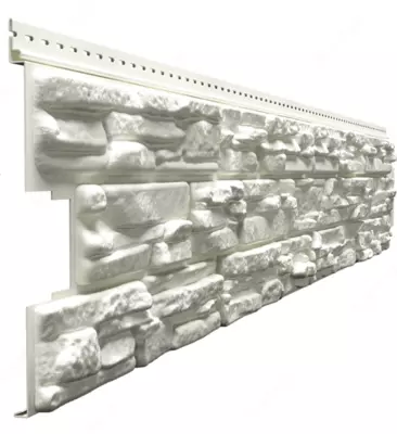 Сайдинг LUX под камень, серия Rocky, кокос