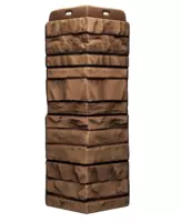 Углы для сайдинга ROCKY (LUX под камень) кедровый орех