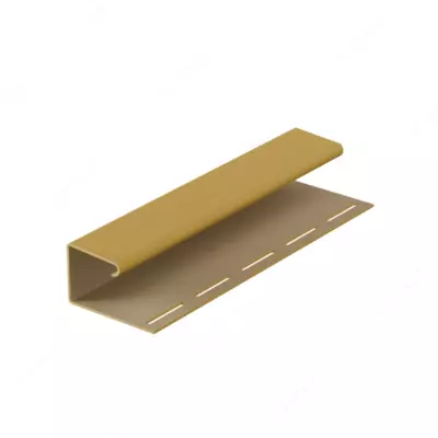 Профиль J18 "DÖCKE" (3 м) Карамельный