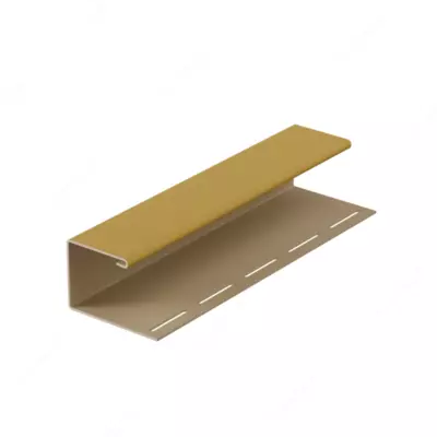 Профиль J18 "DÖCKE" (3 м) Карамельный