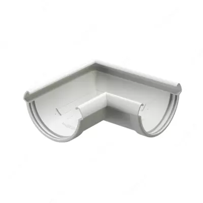 Угол желоба Docke LUX 90˚ (пломбир)